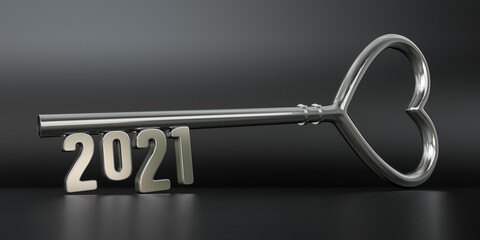 New Year 2021 with Silver Key