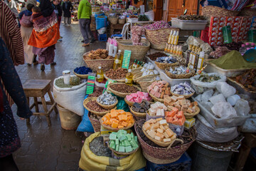Fototapeta na wymiar Comercio en la Medina, Marrakech
