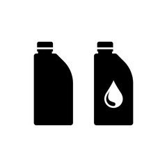 Lubricant icon flat vector illustration
