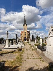 Bajsko Groblje - Friedhof "Bajsko"  in Subotica - Vojvodina - Serbien (Blick auf "Kapela Peić")
