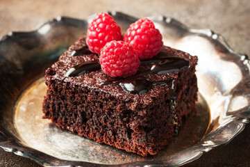 Chocolate brownie cakes dessert