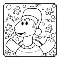Christmas Coloring Page for Kids