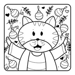 Christmas Coloring Page for Kids
