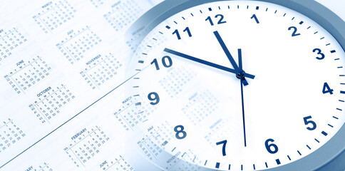 Clock and calendar