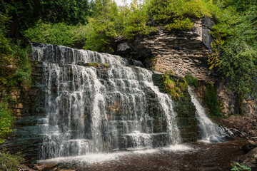 Obraz premium waterfall in the forest