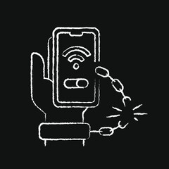 chalk icon, release from the shackles of gadgets