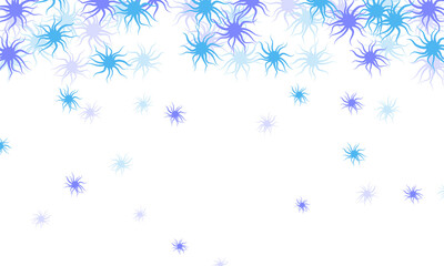 Light blue vector texture with abstract forms.