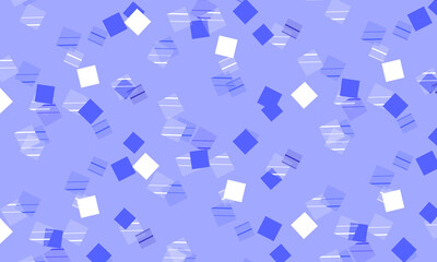 Fototapeta na wymiar Light blue vector template with squares.