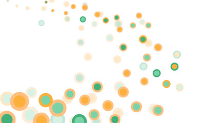 Light green, yellow vector template with circles.
