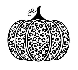 Vector Leopard Pumpkin