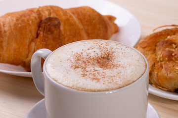 a cup of coffee
