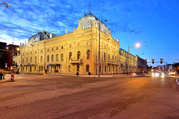Fototapeta na wymiar Łódź, Poland- view of the Poznański Palace.