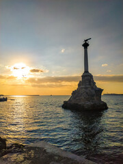 Fototapeta premium sunset over the sea