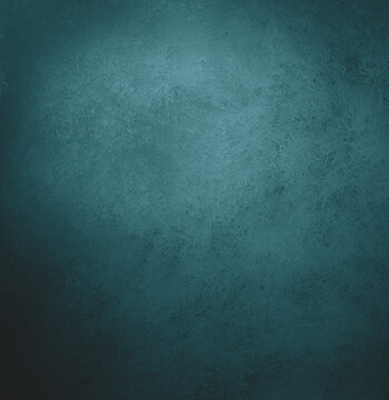 teal blue background with black border and old vintage grunge texture