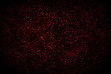 Fototapeta na wymiar Dark red night sky with stars galaxy background. 
