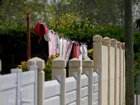 linge a s&eacute;cher  a l'ext&eacute;rieur