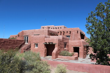 Historical adobe house located in northern Arizona
