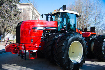 Winter parking of agricultural machinery