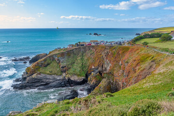 Lizard point in Cornwall England