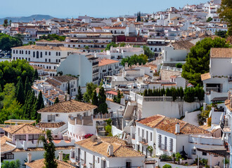 Fototapeta na wymiar Mijas village in Andalusia with white houses, Spain