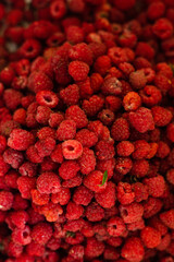 Background raspberry wallpaper, place for text