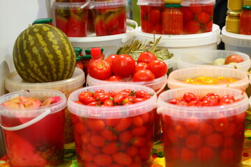 pickled tomatoes
