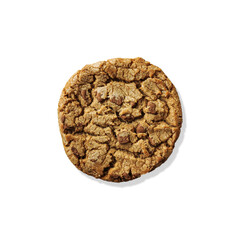 A cookie in white background