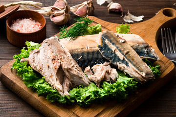 Sous Vide mackerel fish