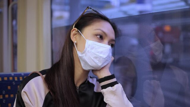 Wearing a face mask due to the pandemic - people photography
