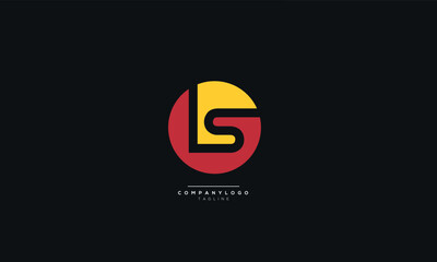 LS Letter Business Logo Design Alphabet Icon Vector Monogram
