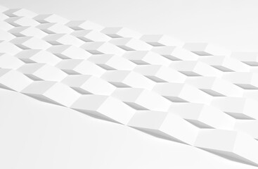 White abstract texture. 3d paper background for cover design, poster, website backgrounds. 3D rendering