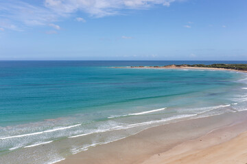 Fototapeta na wymiar Scenic viewpoint at Anglesea Beach in Victoria Australia
