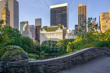 Gapstow Bridge in Central Park