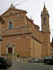 Fototapeta na wymiar Italy, Marche, Corinaldo, diocesan sanctuary of Santa Maria Goretti.