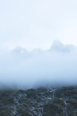 
snowy mountain