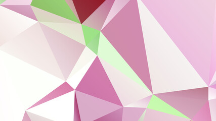 Fototapeta premium Abstract Pink Color Polygon Background Design, Abstract Geometric Origami Style With Gradient. Presentation,Website, Backdrop, Cover,Banner,Pattern Template