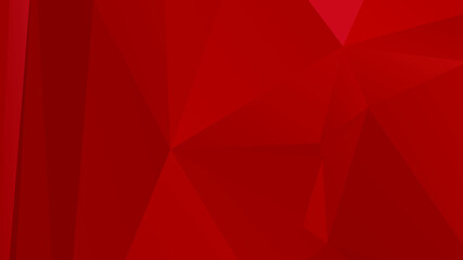 Abstract Red Color Polygon Background Design, Abstract Geometric Origami Style With Gradient. Presentation,Website, Backdrop, Cover,Banner,Pattern Template
