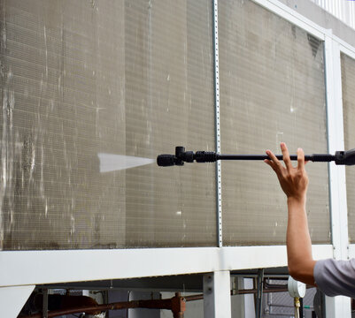 Cleaning Tower Cooling Of HVAC System.Thailand 2020