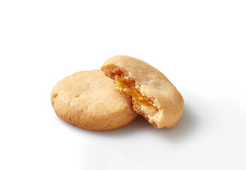 sweet bun isolated on white