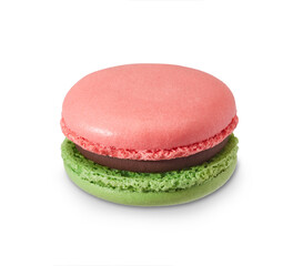 macaroons isolated on white background