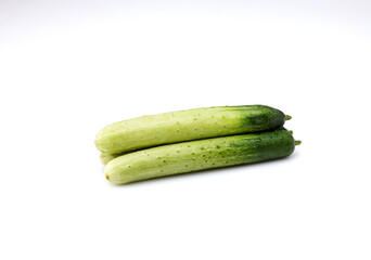 cucumber isolated on white background