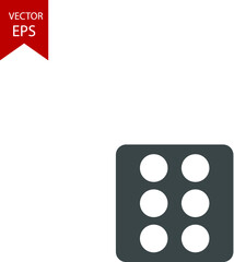 Casino Icon on transparent background 