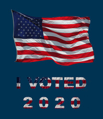 American election for the president - I VOTED 2020