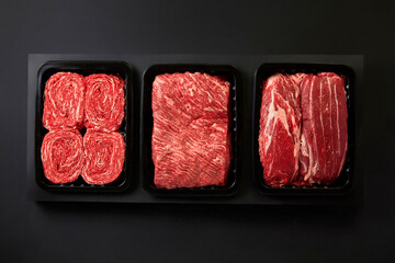 raw beef steak