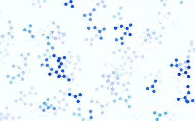 Light Green vector pattern with artificial intelligence network.