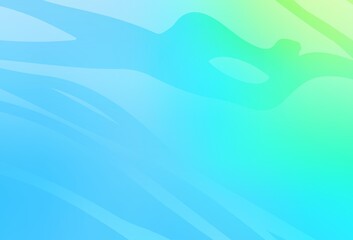 Light Blue, Green vector glossy abstract background.