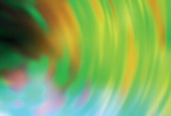 Obraz premium Light Green, Yellow vector blurred bright texture.