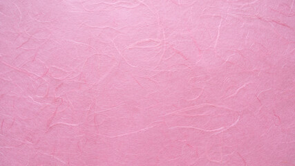 Pink Mulberry Paper texture background, Handmade paper horizontal with Unique design of paper, Soft natural paper style For aesthetic creative design