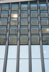 Modern building glass curtain wall