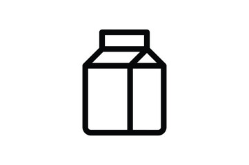 Bakery Outline Icon - Milk